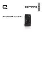 Compaq Presario SR5900 - Desktop PC Upgrade And Service Manual предпросмотр