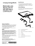 Compaq Storageworks HSJ80 Removing And Installing preview