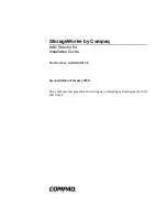 Compaq StorageWorks SAN Director 64 Installation Manual preview