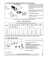 Preview for 9 page of Comparc ALPHA TIG 252 - DP Owner'S Manual