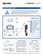 Предварительный просмотр 1 страницы COMPASS HEALTH TENS 7000 Quick Reference Manual