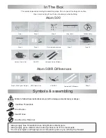 Preview for 4 page of Compass Model Atom 500 Assembly Manual