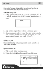 Предварительный просмотр 11 страницы Compass 01 900 Manual