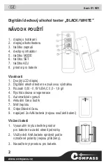 Предварительный просмотр 2 страницы Compass 01 901 Instructions For Use Manual