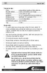 Предварительный просмотр 6 страницы Compass 01 901 Instructions For Use Manual