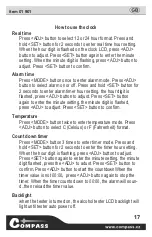 Предварительный просмотр 17 страницы Compass 01 901 Instructions For Use Manual