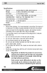 Предварительный просмотр 18 страницы Compass 01 901 Instructions For Use Manual