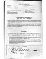 Preview for 2 page of Compass XP-350 Instruction Manual