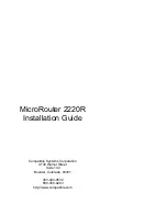 Compatible Systems MicroRouter 2220R Installation Manual preview