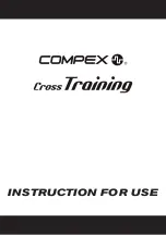 Предварительный просмотр 2 страницы Compex Cross Training Instructions For Use Manual