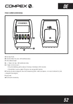 Предварительный просмотр 54 страницы Compex Cross Training Instructions For Use Manual