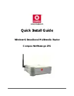 Compex NetPassage 27G Quick Install Manual preview