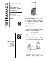 Preview for 1 page of Compex Netpassage WPE54AG Quick Install Manual