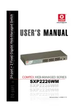 Preview for 1 page of Compex SXP2226WM User Manual