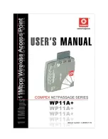 Preview for 1 page of Compex WP11A+ User Manual