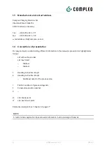 Preview for 8 page of Compleo A01AE11001.11 Operating Instructions Manual