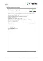 Preview for 110 page of Compleo A01AE11001.11 Operating Instructions Manual