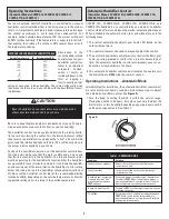 Preview for 2 page of COMPLETE COMFORT CCWB3-12 Operating Instructions