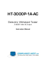 Preview for 1 page of Compliance West HT-3000P-1A-AC Instruction Manual