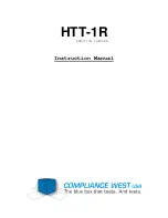 Preview for 1 page of Compliance West HTT-1R Instruction Manual