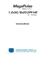 Compliance West MegaPulse 1.2x50/8x20-2PF-HR Instruction Manual preview