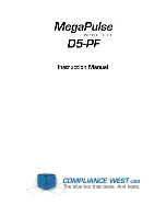 Preview for 1 page of Compliance West MegaPulse D5-PF Instruction Manual