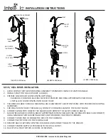 Предварительный просмотр 2 страницы Component Hardware Encore Intelli-Flo EZ-Electronic Installation Instructions Manual