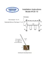 Preview for 2 page of Component Playgrounds AF20-10 Installation Instructions Manual