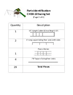 Preview for 4 page of Component Playgrounds CH30-10 Installation Instructions Manual