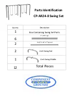 Preview for 2 page of Component Playgrounds CP-AR24-8 Installation Instructions Manual