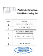 Предварительный просмотр 2 страницы Component Playgrounds CP-PS36-8 Instructions Manual