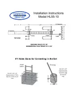 Preview for 4 page of Component Playgrounds HL55-10 Installation Instructions Manual