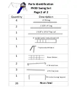 Предварительный просмотр 3 страницы Component Playgrounds PH30 Swing Set Assembly Manual