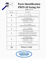 Preview for 3 page of Component Playgrounds PH35-10 Manual