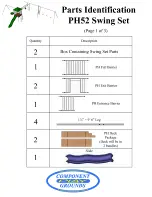 Preview for 2 page of Component Playgrounds PH52 Manual