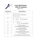 Preview for 3 page of Component Playgrounds Swing Set PH35-10 Installation Instructions Manual