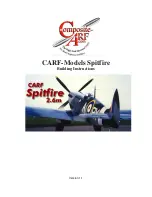 Предварительный просмотр 1 страницы Composite-ARF CARF-Models Spitfire Building Instructions