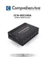 Comprehensive CCN-SDI2HDA Operation Manual предпросмотр