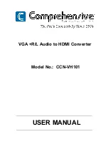 Preview for 1 page of Comprehensive CCN-VH101 User Manual