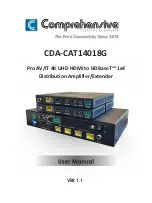 Comprehensive CDA-CAT14018G User Manual предпросмотр