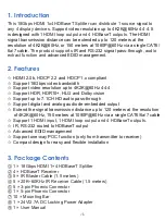 Preview for 3 page of Comprehensive CDA-CAT14018G User Manual