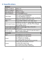 Preview for 4 page of Comprehensive CDA-CAT14018G User Manual