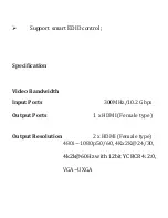 Preview for 4 page of Comprehensive CDA-HD220EK User Manual