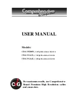 Предварительный просмотр 1 страницы Comprehensive CDA-VGA31 User Manual