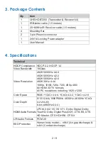 Preview for 4 page of Comprehensive CHE-HDBT250 User Manual