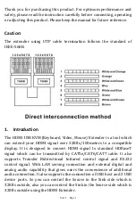 Preview for 2 page of Comprehensive CHE-HDBT300U User Manual