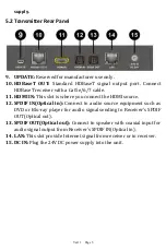 Preview for 6 page of Comprehensive CHE-HDBT300U User Manual