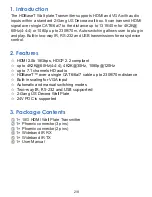 Preview for 3 page of Comprehensive CHE-HDBTWP240K-TX User Manual