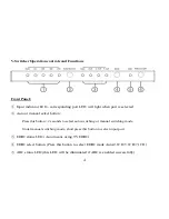 Preview for 5 page of Comprehensive CSW-HD40118G User Manual