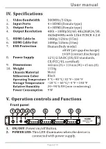 Preview for 3 page of Comprehensive CSW-HD442-4K60 Operation Manual